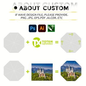 Custom Logo Fully-Automatic Folding <b>Waterproof</b> Umbrella with 190T Nylon Fabric Modern Design-Portable <b>Sunscreen</b> Promotion Gift - Product Image 2