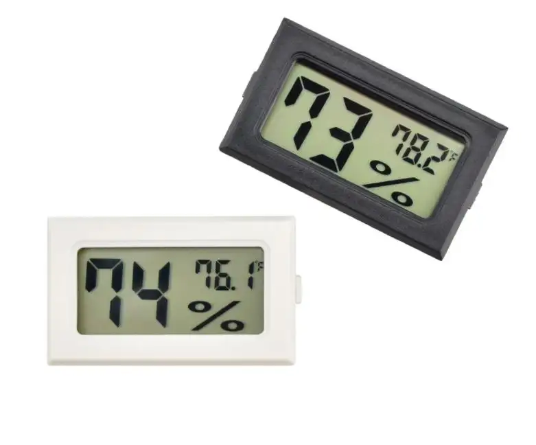 Mini Digital Temperature Humidity Meters Reptile Pet Fahrenheit Celsius Thermometer Hygrometer