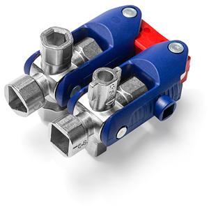 KNIPEX 00 11 06 V04 Llave de gabinete de control "Doble junta" 161 mm - Product Image 1