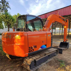 Venta caliente de segunda mano Hitachi ZX60 6Ton Mini excavadora sobre orugas Japón construido núcleo motor bomba engranaje Buen Estado - Product Image 5