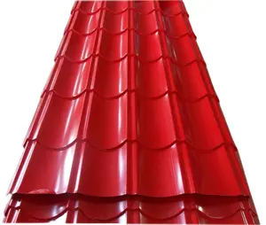 Metal Roofing Tiles Customized Galvanized Corrugated Color Coated Steel Sheet Roofing Sheet