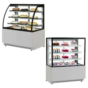 Cake Showcase Bakery Showcase Glass Refrigerator Refrigeration Equipment Cooler Chiller Freezer