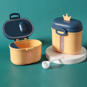Boîte Portable de stockage de nourriture pour bébé, boîte de stockage de <span class=keywords><strong>lait</strong></span> en poudre de dessin animé pour bébé, récipient de collation de céréales essentielles - Product Image 1