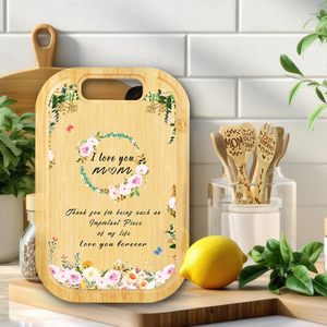 Tabla de cortar de bambú especial para madres de fábrica, Regalo para mamá, día de la madre, vacaciones de cumpleaños para decoración, exhibición - Product Image 2
