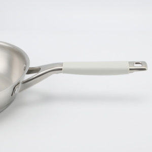 Toptan özel mutfak eşyaları paslanmaz çelik tencere seti tencere ve tavalar Set silikon kolu ile 10 parça TENCERE SETİ - Product Image 6