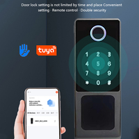 Serrure intelligente numérique pour porte extérieure Wi-Fi, coffre-fort domestique, serrure à code Tt Lock, application Tuya, pour appartement, maison