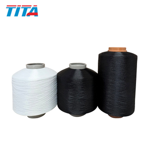 Fil à tricoter épais en nylon 400g 100D/2 Blanc et noir - Product Image 4