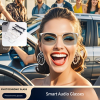 Lunettes Audio Photochromiques Intelligentes à Contrôle Tactile et Conception Open-Ear pour la Conduite et le Cyclisme, Autonomie de 6H, Accessoires Oculaires