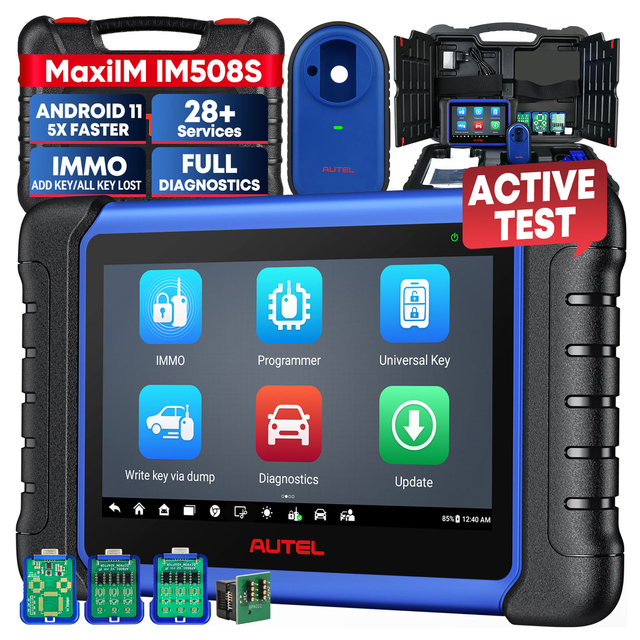 Autel Official Store MaxiIM IM508S Vehicle OBD2 Scanner Key Programmer Copy XP200 Ikey Programming Car Altar Diagnostic Tools