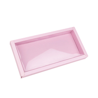 Boîtes à ongles transparentes à pression supérieure, vente en gros, boîte d'emballage à pression pour ongles et cils