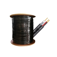 Cable de antena Coaxial de cobre sólido, 75 Ohm, RG59, RG6U, 3C-2V, PVC, negro, blanco o como se requiere