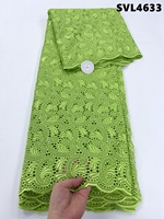 Tissu en dentelle de voile suisse blanc, dentelle Lafaya, dentelle sèche africaine française avec trous, pour vêtements féminins - Prix de gros très demandé