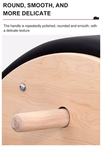 Réformateur Pilates portable en bois d'érable blanc et chêne, certifié CE ISO, avec planche de saut et boîte - Product Image 3