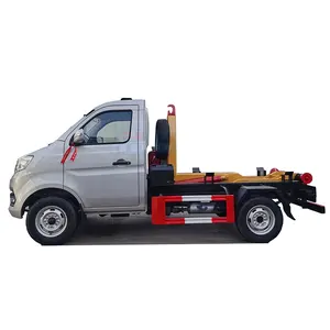 Changan Mini 3 m3 Haken arm Rollback Müllwagen zum Tragen von 3 m3 mobilen Mülleimer für den Verkauf