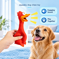 Jouet à mâcher pour chien en caoutchouc QKEE, résistant aux morsures, nettoyage des dents, jouet interactif pour molaires, pour chiens