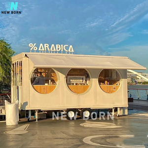 18 pies cuadrados hotdog <span class=keywords><strong>kebab</strong></span> vacío snack Food Truck Food stand remolques restaurante comida rápida quiosco totalmente equipado - Product Image 1