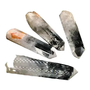 Wholesale Hot Sale Natural Rain Clear Quartz Points Polished Big Crystal Tower Heading Crystal Wands For Home Decoration