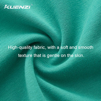 T-shirt Kuenzi à logo personnalisé, coupe classique, 100% coton, 275 GSM, doux, durable, blanc, taille plus 2X, col rond, pour hommes