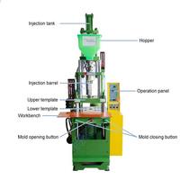 Machine verticale de moulage par injection d'occasion Machine de fabrication de produits en plastique Machine verticale de moulage par injection