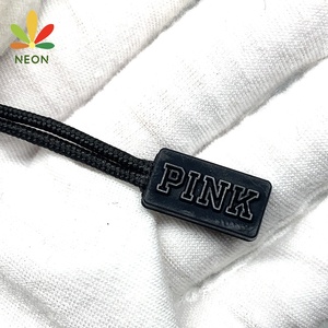 Embossed Logo Rubber <strong>Zipper</strong> <strong>Pull</strong> Design <strong>Custom</strong> Logo <strong>Zipper</strong> Puller