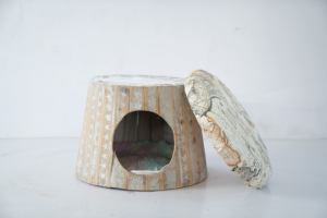 Lm Bằng Gỗ Vật Nuôi Mèo Nhà Handmade Thoải Mái <span class=keywords><strong>Cave</strong></span> <span class=keywords><strong>Nest</strong></span> Cho Trong Nhà Mèo Tự Nhiên Bền Nhà Vật Nuôi - Product Image 3