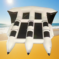 Bateau à eau jeu de sport poisson volant gonflable hermétique remorquable volant tube de raie manta à vendre poisson à mouche gonflable bateau banane
