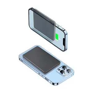 Banque de puissance portable populaire de 5000mAh banque de puissance magnétique à charge rapide banque de puissance sans fil pour iphone - Product Image 5