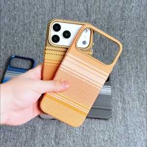 Funda Magnética para Teléfono Móvil de Cuero PU con Patrón de Rayas Coloridas, Venta al por Mayor de Fábrica, para iPhone 17 16 15 14 13 12 Pro Max - Product Image 4