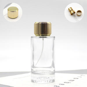 Flacons vaporisateurs transparents en cristal blanc fabriqués en usine, flacons de parfum vides en verre à clipser pour cosmétiques - Product Image 2