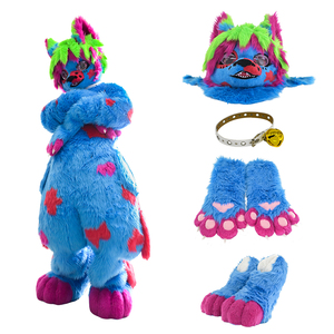 Costumes Fursuit complets personnalisés, Tête de Fursuit pour enfant, Fursona digitigrade pour costume Furry, Carnaval - Product Image 3