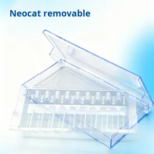 صندوق بلاستيكي شفاف مستطيل الشكل لتخزين وتوزيع الأدوية بالجملة - Product Image 1