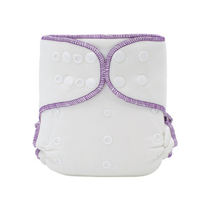 Couches lavables pour bébé <span class=keywords><strong>taille</strong></span> unique <span class=keywords><strong>couche</strong></span> ajustée pour nouveau-né coton bambou naturel respirant confortable pas étanche couches lavables - Product Image 6