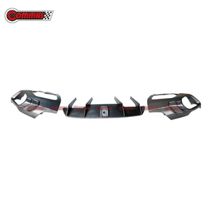 อะไหล่ตกแต่งรถยนต์คุณภาพดีที่สุด คาร์บอนไฟเบอร์แห้ง รุ่นอัพเกรดสไตล์ MSY สำหรับกันชนหลัง Ferrari 812 - Product Image 4