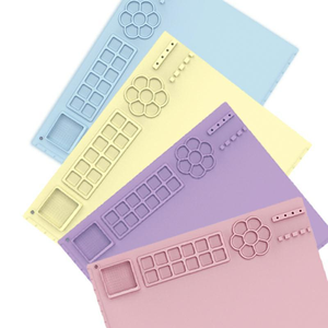 Tapis de peinture en silicone réutilisable, lavable, antidérapant, pour enfants, dessin, artisanat, coloriage, tapis en silicone non toxique, vente chaude - Product Image 4