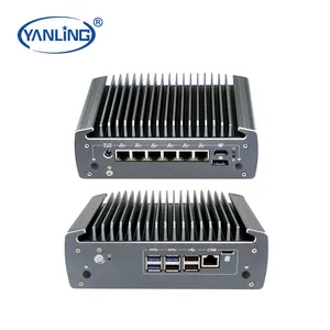 China manufacturer OEM ODM industrial embedded box pc aluminum chassis hardware industrial PC with In-tel Iris(R)Xe Graphics PC