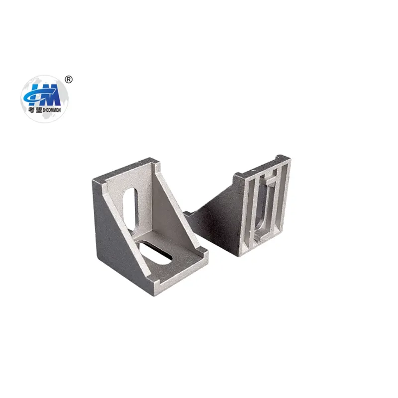 4040 Corner Fitting 4080 8080 Angle Brackets with End Cap Aluminum Profile Accessories