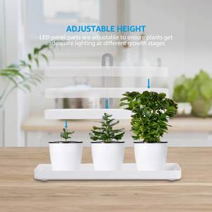 Slimme desktop LED-kweeklamp voor binnen hydrocultuur tuin & AeroGarden kruidentuin, kweekt basilicum & munt - Product Image 1