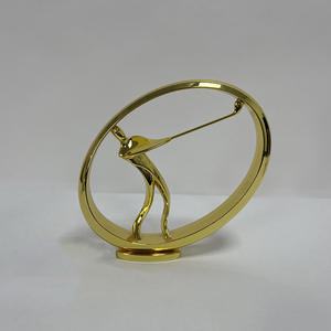 धातु गोल्फ आकृति के साथ कारखाने की आपूर्ति धातु पुरस्कार कस्टम ट्रॉफी कप - Product Image 3