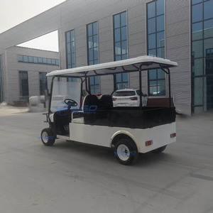 Populaire Chariot de golf électrique 2 places à batterie lithium-métal, benne basculante, véhicule utilitaire de transport de marchandises - Product Image 1