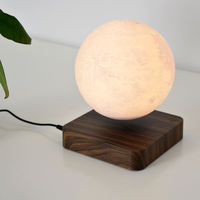 Lampe de table lune flottante magnétique à LED, lumière de nuit créative, lampe de bureau simple et tendance, protection des yeux