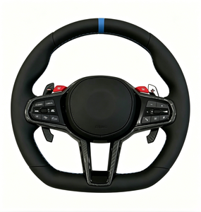 Volant pour <span class=keywords><strong>BMW</strong></span> Série 1 2 3 4 5 6 7 8 I3 I4 X3 X4 X5 X6 <span class=keywords><strong>X7</strong></span> XM M2 M3 M4 M5 M8 M240i G20 G80 G82 G42 G29 F90 en fibre de carbone - Product Image 1