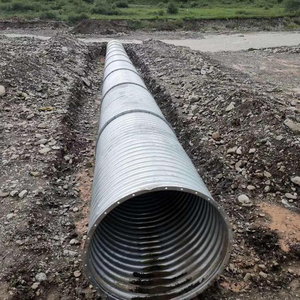 <span class=keywords><strong>Tuyau</strong></span> de ponceau en métal ondulé utilisé pour le drainage routier ponceau ondulé en métal galvanisé - Product Image 6