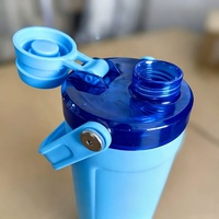 Shaker en acier inoxydable 304, tasse isotherme sous vide, grande capacité, paille multifonctionnelle, pour hommes et femmes, fitness, sport, voyage
