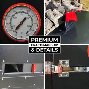 Ahumador Vertical de Acero de Primera Calidad Directo de Fábrica, Ahumador de Barbacoa Moderno Personalizado de Alta Temperatura para Comercios Minoristas de Lujo - Product Image 4