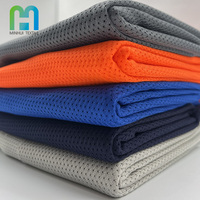 Survêtement sec tissu en maille souple trou de perforation tissu en polyester pour sublimation taureaux jordan singulet de basket-ball