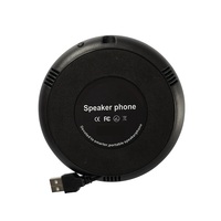 Fils et sans fil Haut-parleur de conférence Portable USB et Blue & tooth Haut-parleur Microphone omnidirectionnel à 360 degrés