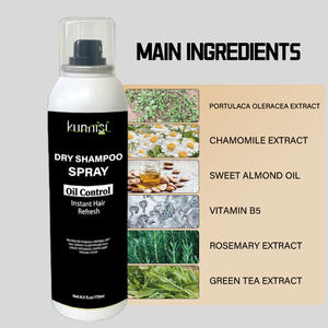 Champú Seco Natural en Aerosol de Marca Privada OEM <span class=keywords><strong>para</strong></span> Engrosar el Cabello, Texturizar, Dar Volumen y <span class=keywords><strong>Rizos</strong></span>, Champú Seco con Sal Marina en Aerosol - Product Image 6