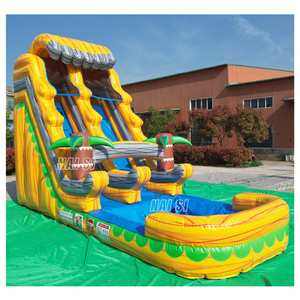 Scivolo Gonfiabile Commerciale in PVC Effetto Marmo Blu Tropicale da 5,5m per Piscina, per Bambini e <span class=keywords><strong>Adulti</strong></span> - Product Image 6