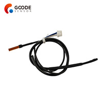 Capteur de température à connexion rapide à pince en cuivre NTC 20K pour tuyaux et sonde en plastique 15K pour climatiseur avec sortie analogique