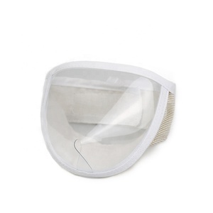 Máscara de ojo de gato transparente, mascarilla de limpieza antimordedura, transpirable, visión abierta, casco de gato salvaje S, nueva - Product Image 3